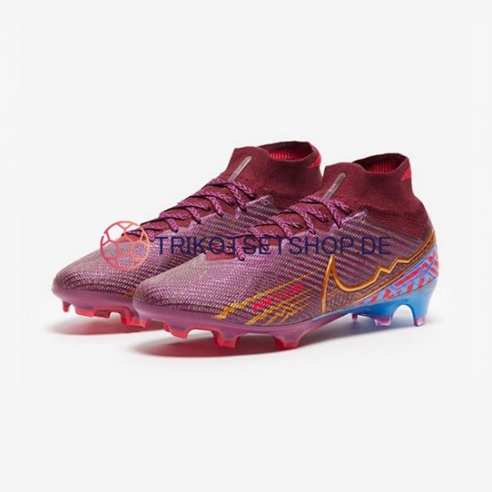 Nike Air Zoom Mercurial Superfly IX Elite FG Rot Fußballschuhe