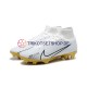 Nike Air Zoom Mercurial Superfly IX Elite FG Gold Weiß Fußballschuhe