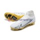 Nike Air Zoom Mercurial Superfly IX Elite FG Gold Weiß Fußballschuhe