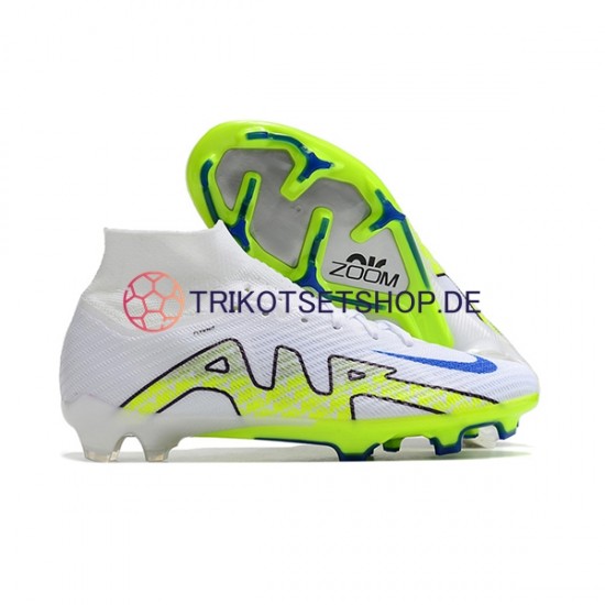 Nike Air Zoom Mercurial Superfly IX Elite FG Weiß Grün Fußballschuhe