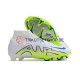 Nike Air Zoom Mercurial Superfly IX Elite FG Weiß Grün Fußballschuhe