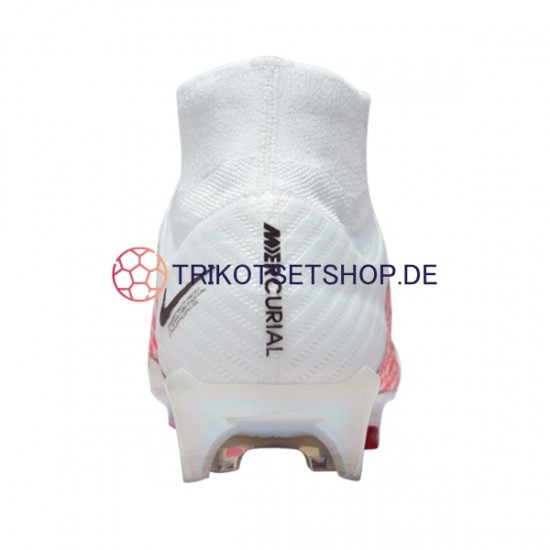 Nike Air Zoom Mercurial Superfly IX Elite FG Rot Weiß Fußballschuhe