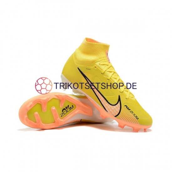 Nike Air Zoom Mercurial Superfly IX Elite FG Orange Gelb Fußballschuhe