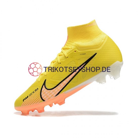 Nike Air Zoom Mercurial Superfly IX Elite FG Orange Gelb Fußballschuhe