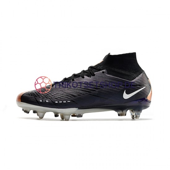 Nike Air Zoom Mercurial Superfly IX Elite SG Gelb Schwarz Fußballschuhe