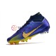 Nike Air Zoom Mercurial Superfly IX Elite SG Blau Gelb Fußballschuhe