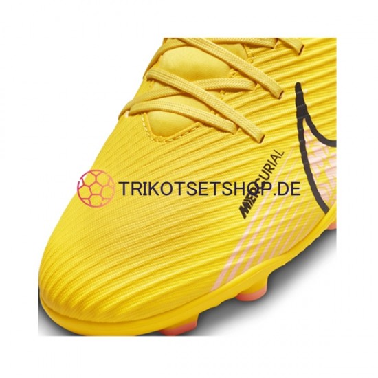 Nike Air Zoom Mercurial Superfly IX Elite SG Pro AC Lucent Pink Gelb Fußballschuhe