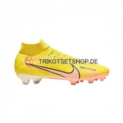 Nike Air Zoom Mercurial Superfly IX Pro FG Lucent Pink Gelb Fußballschuhe