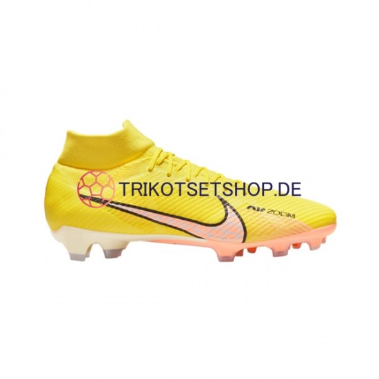 Nike Air Zoom Mercurial Superfly IX Pro FG Lucent Pink Gelb Fußballschuhe