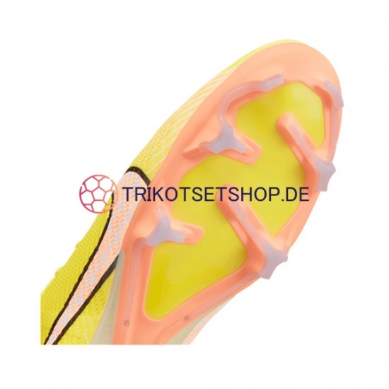Nike Air Zoom Mercurial Superfly IX Pro FG Lucent Pink Gelb Fußballschuhe