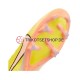 Nike Air Zoom Mercurial Superfly IX Pro FG Lucent Pink Gelb Fußballschuhe