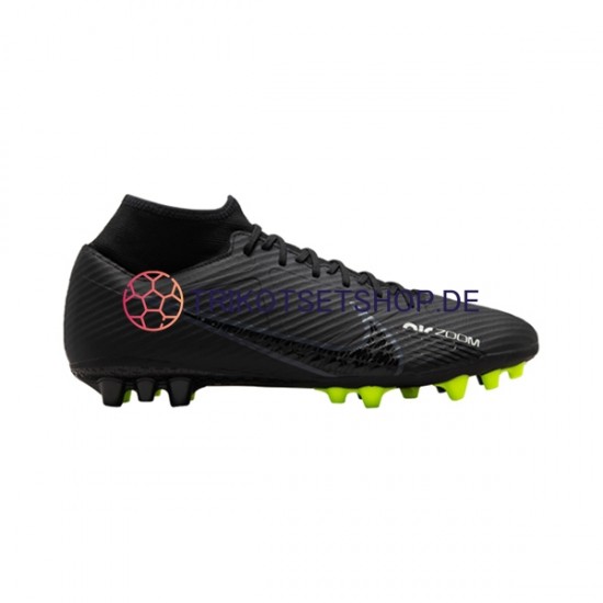 Nike Air Zoom Mercurial Superfly IX Shadow Academy AG Grau Schwarz Fußballschuhe