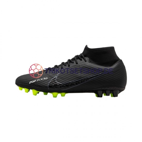 Nike Air Zoom Mercurial Superfly IX Shadow Academy AG Grau Schwarz Fußballschuhe