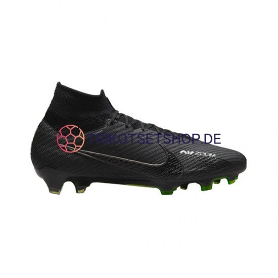 Nike Air Zoom Mercurial Superfly IX Shadow Elite FG Grau Schwarz Fußballschuhe