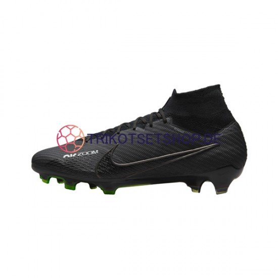 Nike Air Zoom Mercurial Superfly IX Shadow Elite FG Grau Schwarz Fußballschuhe