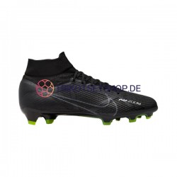 Nike Air Zoom Mercurial Superfly IX Shadow Pro FG Grau Schwarz Fußballschuhe