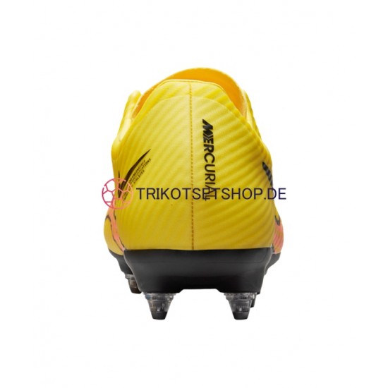Nike Air Zoom Mercurial Vapor XV Academy SG Pro AC Lucent Pink Gelb Fußballschuhe
