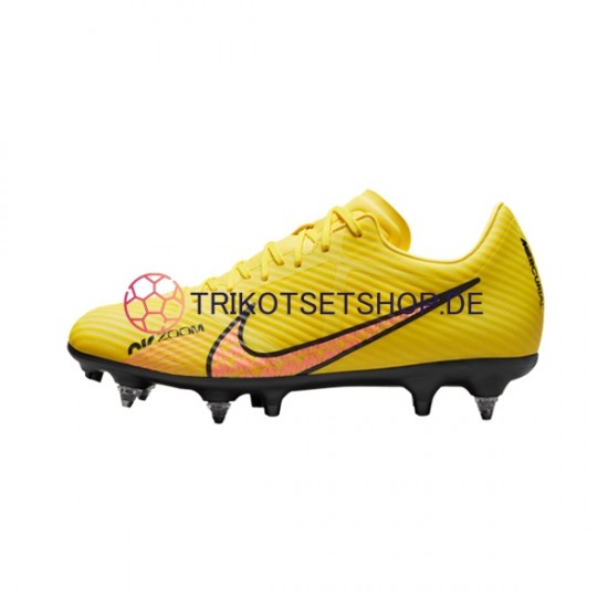 Nike Air Zoom Mercurial Vapor XV Academy SG Pro AC Lucent Pink Gelb Fußballschuhe