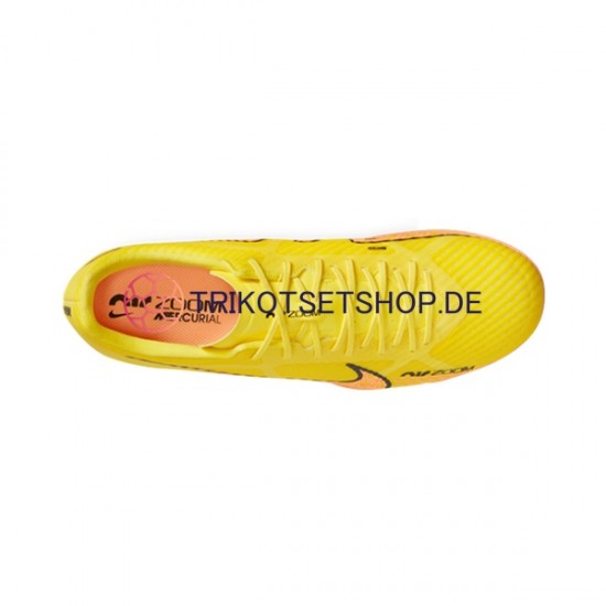 Nike Air Zoom Mercurial Vapor XV Academy TF Lucent Pink Gelb Fußballschuhe