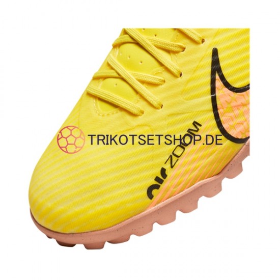 Nike Air Zoom Mercurial Vapor XV Academy TF Lucent Pink Gelb Fußballschuhe