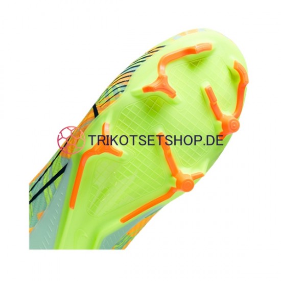 Nike Air Zoom Mercurial Vapor XV Bonded Academy FGMG Blau Grün Fußballschuhe