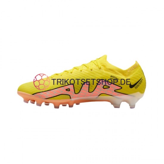 Nike Air Zoom Mercurial Vapor XV Elite AG Pro Lucent Pink Gelb Fußballschuhe