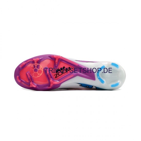 Nike Air Zoom Mercurial Vapor XV Elite AG Lila Pink Weiß Fußballschuhe