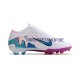 Nike Air Zoom Mercurial Vapor XV Elite AG Lila Pink Weiß Fußballschuhe