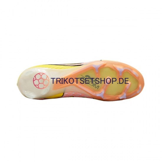Nike Air Zoom Mercurial Vapor XV Elite FG Lucent Pink Gelb Fußballschuhe