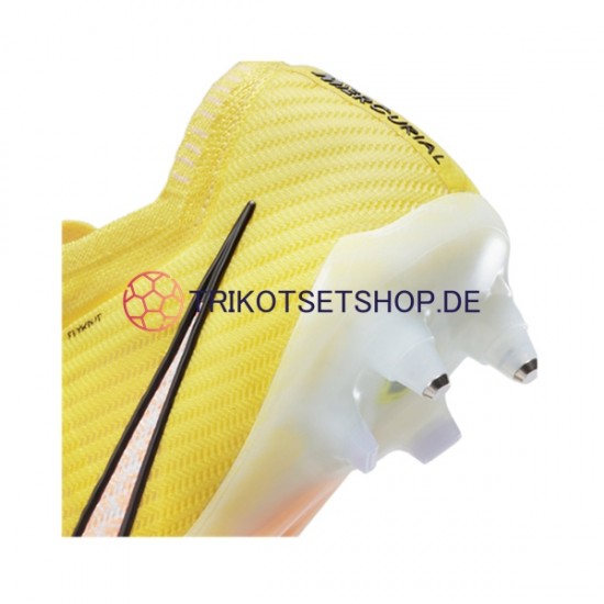 Nike Air Zoom Mercurial Vapor XV Elite SG Pro AC Lucent Pink Gelb Fußballschuhe