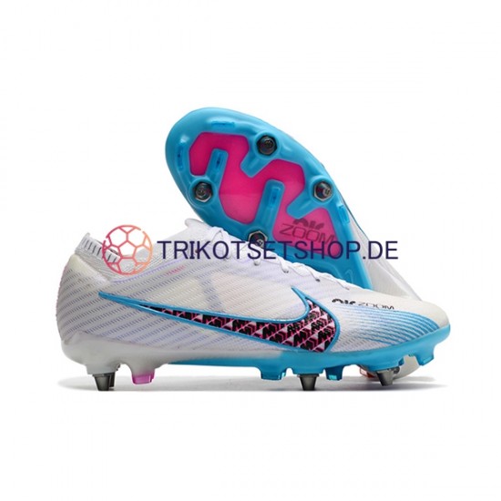 Nike Air Zoom Mercurial Vapor XV Elite SG Blau Weiß Fußballschuhe