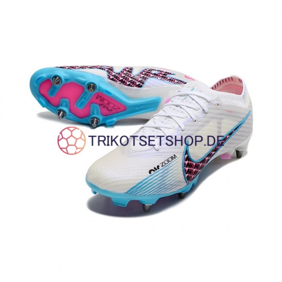 Nike Air Zoom Mercurial Vapor XV Elite SG Blau Weiß Fußballschuhe
