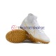 Nike Air Zoom Mercurial Vapor XV Elite TF Fotballsko Hvit Gelb Fußballschuhe