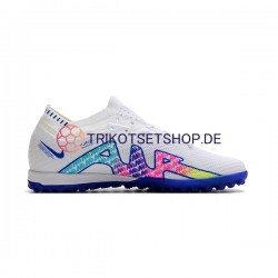 Nike Air Zoom Mercurial Vapor XV Elite TF Blau Weiß Fußballschuhe