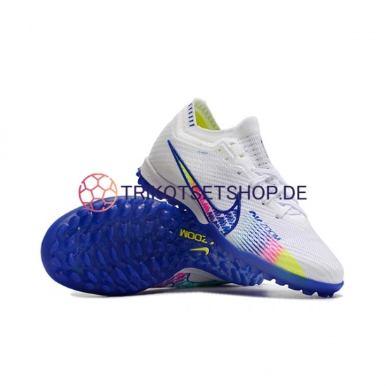 Nike Air Zoom Mercurial Vapor XV Elite TF Blau Weiß Fußballschuhe