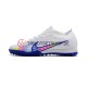 Nike Air Zoom Mercurial Vapor XV Elite TF Blau Weiß Fußballschuhe