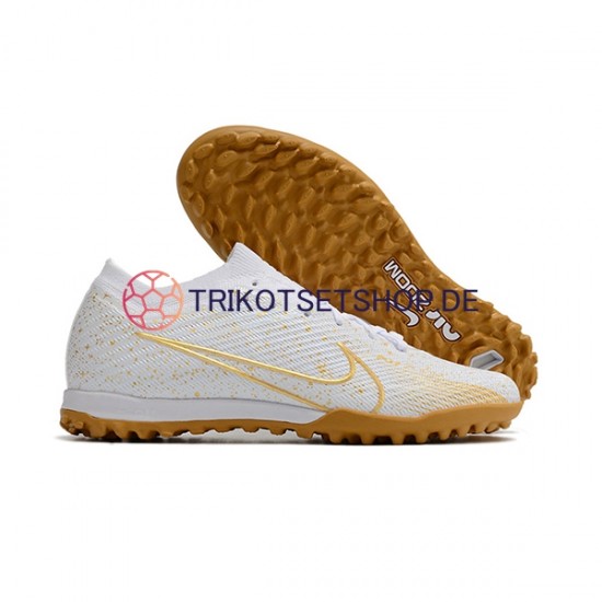 Nike Air Zoom Mercurial Vapor XV Elite TF Gelb Weiß Fußballschuhe