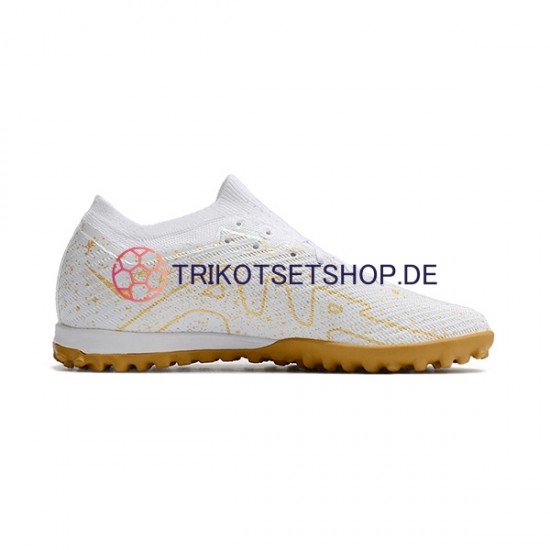 Nike Air Zoom Mercurial Vapor XV Elite TF Gelb Weiß Fußballschuhe