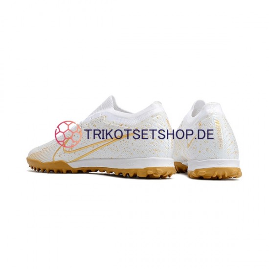 Nike Air Zoom Mercurial Vapor XV Elite TF Gelb Weiß Fußballschuhe