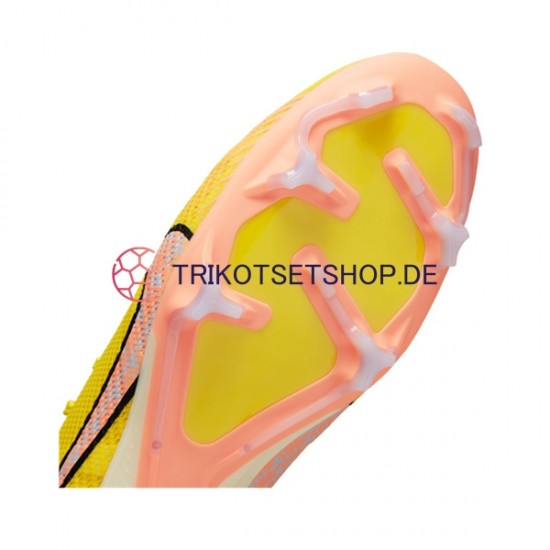 Nike Air Zoom Mercurial Vapor XV Pro FG Lucent Pink Gelb Fußballschuhe