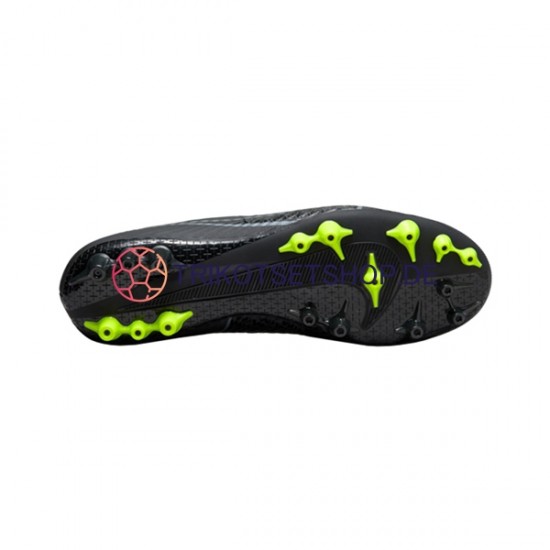 Nike Air Zoom Mercurial Vapor XV Shadow Academy AG Grau Schwarz Fußballschuhe