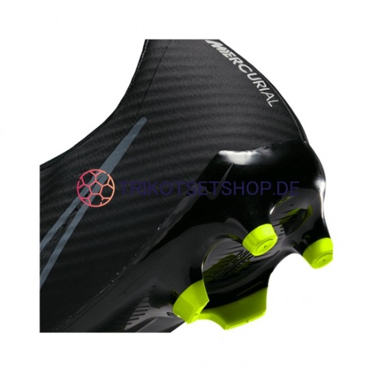 Nike Air Zoom Mercurial Vapor XV Shadow Academy FGMG Grau Schwarz Fußballschuhe