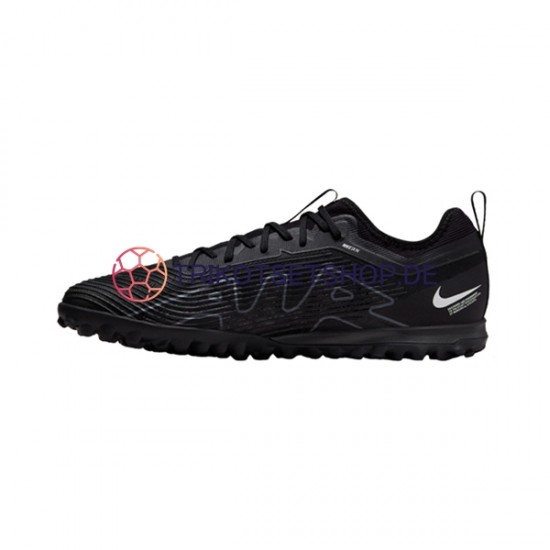 Nike Air Zoom Mercurial Vapor XV Shadow Pro TF Grau Schwarz Fußballschuhe