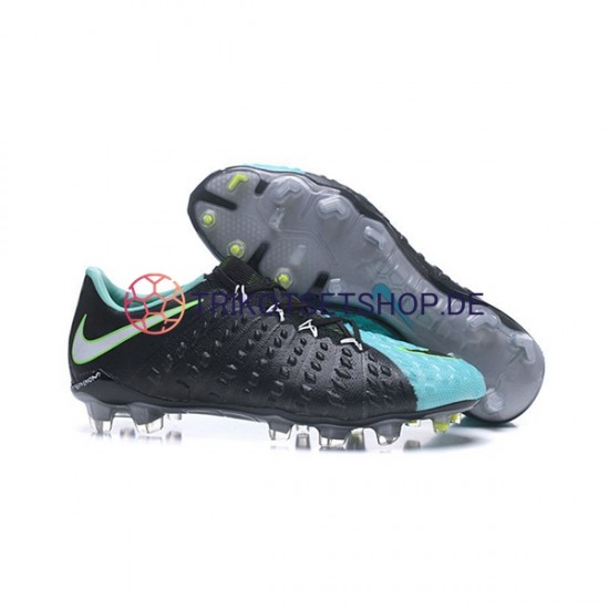 Nike HyperVenom Phantom III Elite FG Blau Schwarz Fußballschuhe