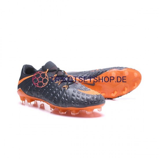 Nike HyperVenom Phantom III Elite FG Orange Schwarz Fußballschuhe