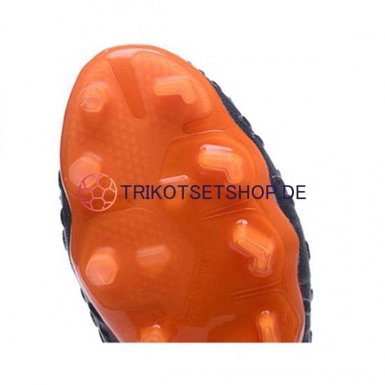 Nike HyperVenom Phantom III Elite FG Orange Schwarz Fußballschuhe