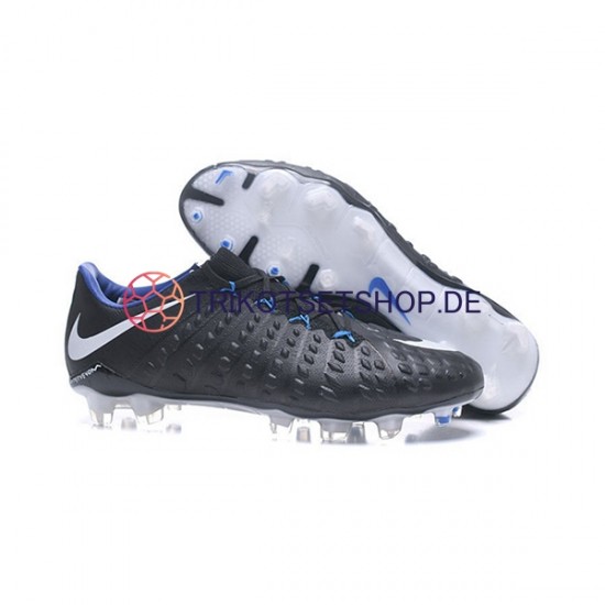 Nike HyperVenom Phantom III Elite FG Weiß Schwarz Fußballschuhe