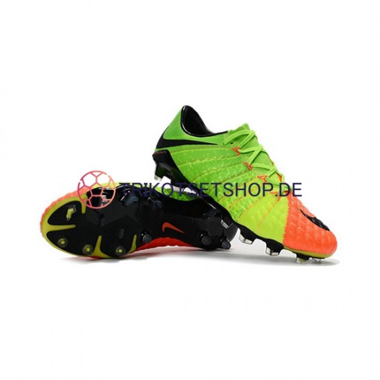 Nike HyperVenom Phantom III Elite FG Orange Grün Fußballschuhe