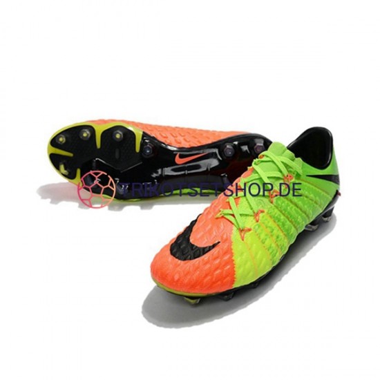 Nike HyperVenom Phantom III Elite FG Orange Grün Fußballschuhe