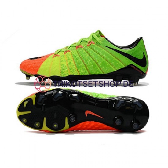Nike HyperVenom Phantom III Elite FG Orange Grün Fußballschuhe